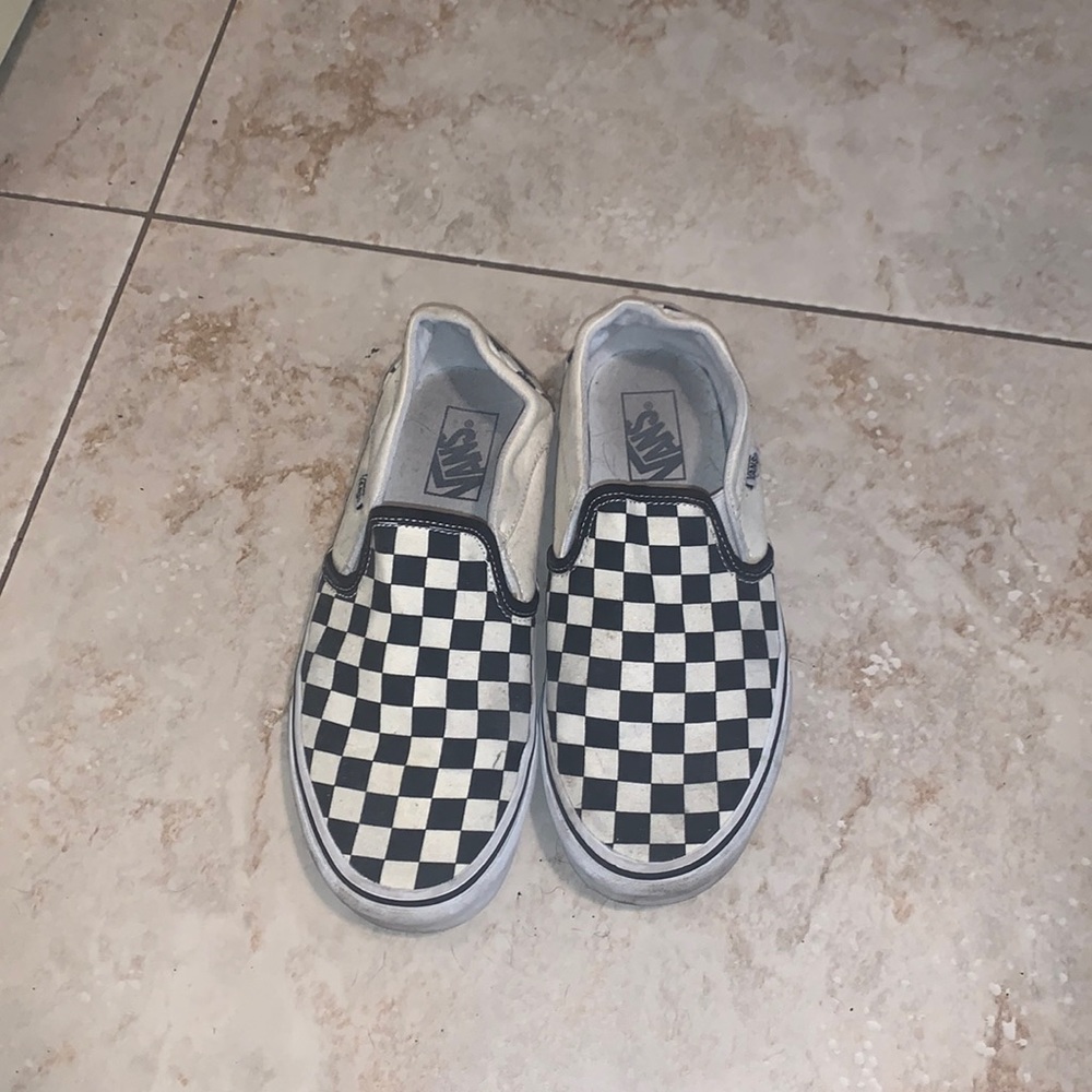 Checkered Vans - image 1